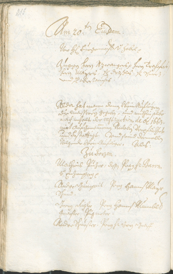 Archivio Storico della Città di Bolzano - BOhisto protocollo consiliare 1720/23 