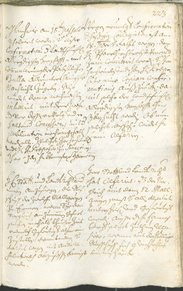 Civic Archives of Bozen-Bolzano - BOhisto Ratsprotokoll 1720/23 