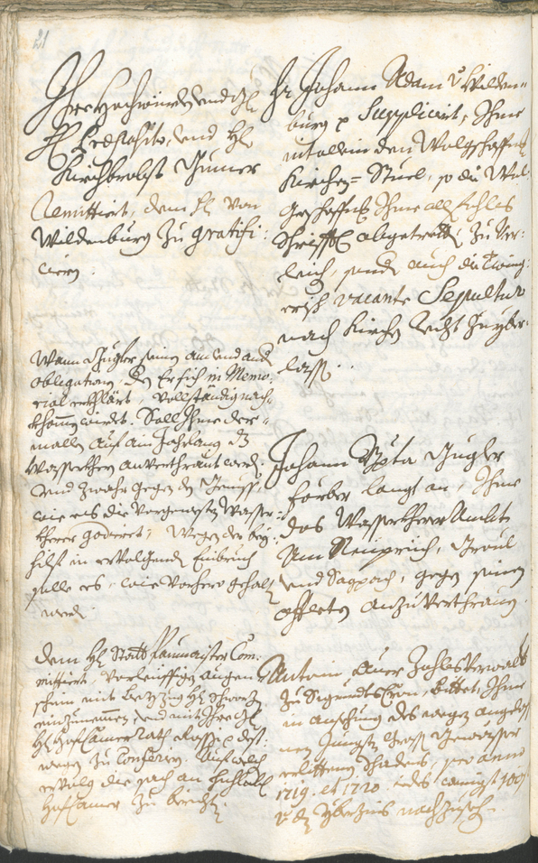 Archivio Storico della Città di Bolzano - BOhisto protocollo consiliare 1720/23 