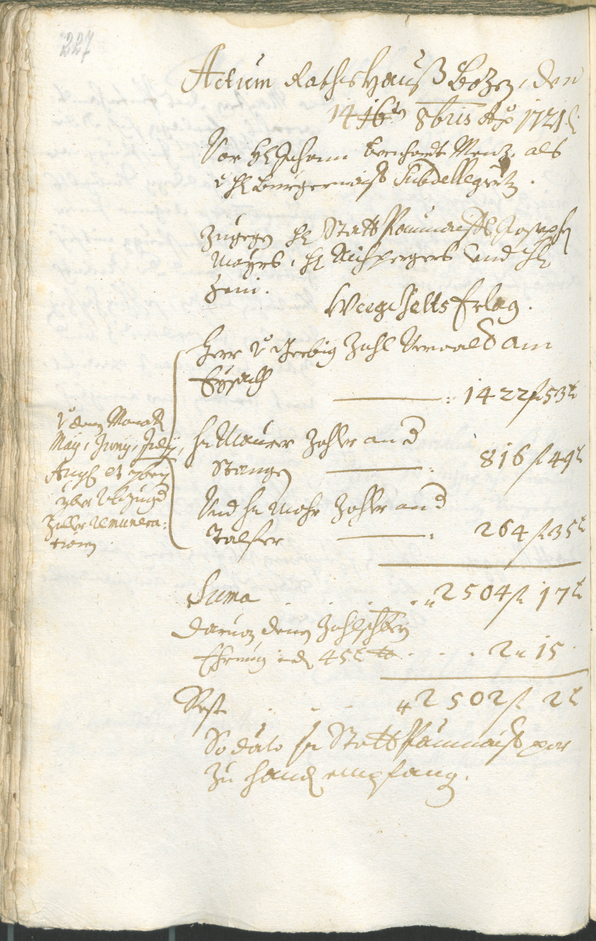 Civic Archives of Bozen-Bolzano - BOhisto Ratsprotokoll 1720/23 