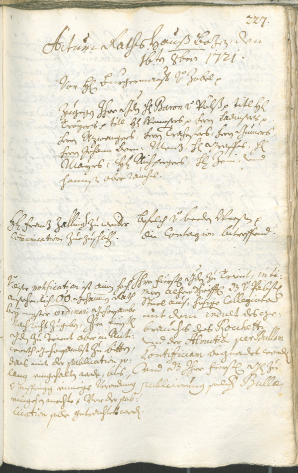 Civic Archives of Bozen-Bolzano - BOhisto Ratsprotokoll 1720/23 