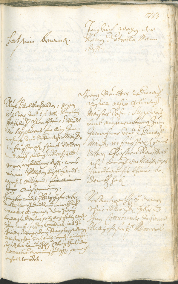 Civic Archives of Bozen-Bolzano - BOhisto Ratsprotokoll 1720/23 