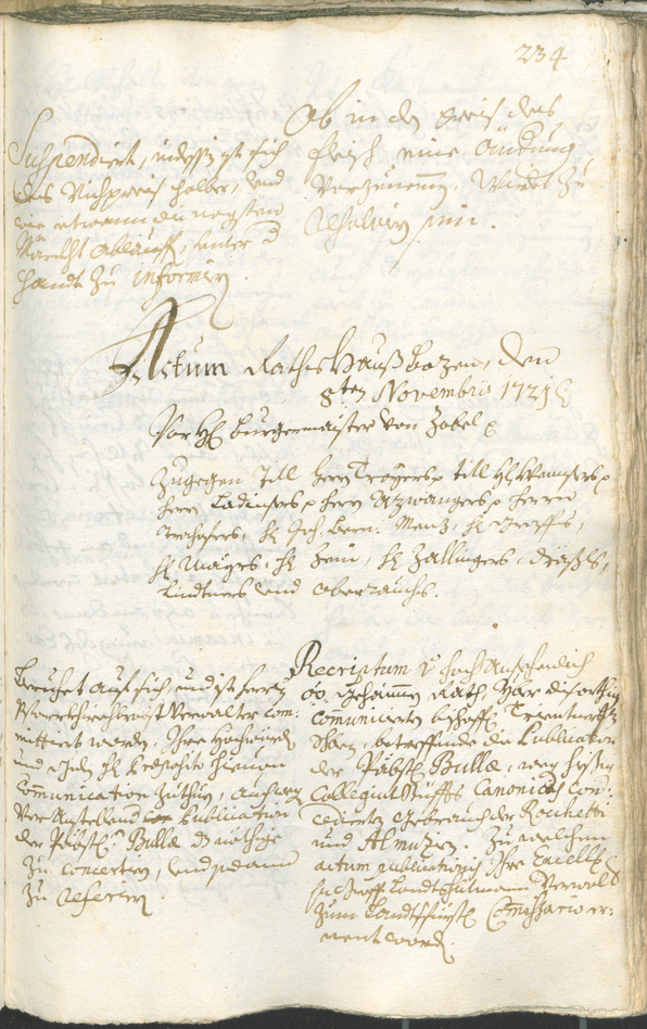 Archivio Storico della Città di Bolzano - BOhisto protocollo consiliare 1720/23 