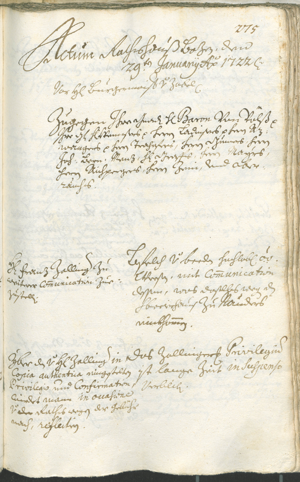 Civic Archives of Bozen-Bolzano - BOhisto Ratsprotokoll 1720/23 