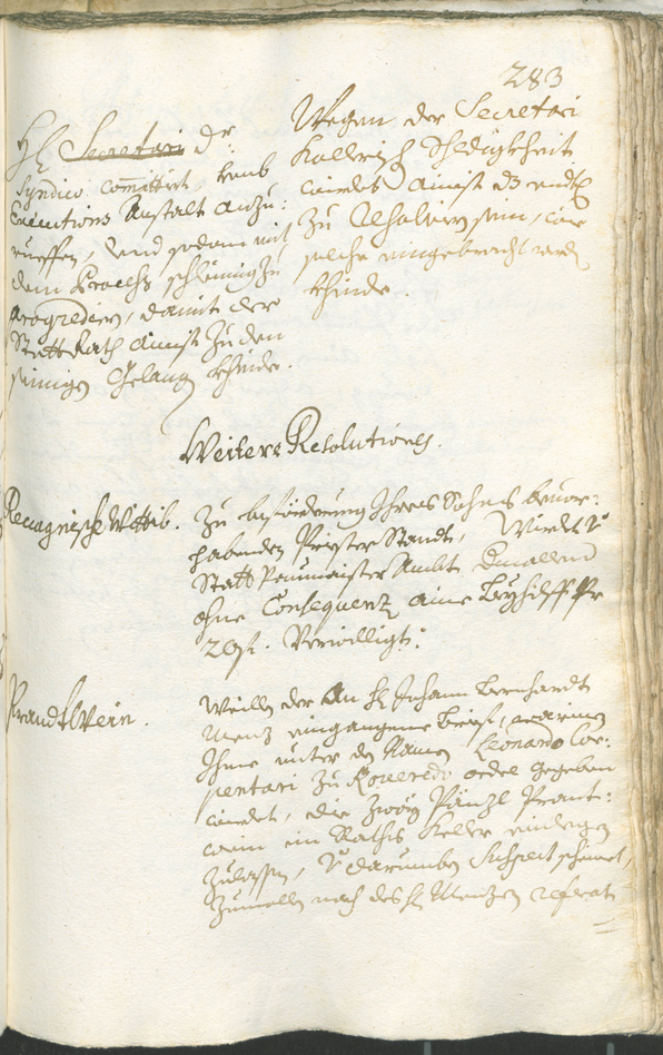 Civic Archives of Bozen-Bolzano - BOhisto Ratsprotokoll 1720/23 