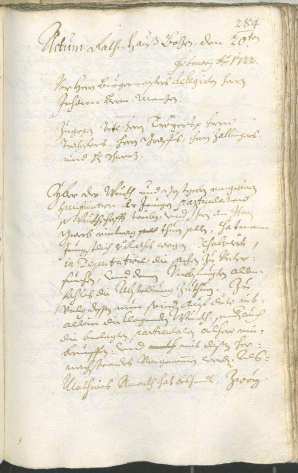 Civic Archives of Bozen-Bolzano - BOhisto Ratsprotokoll 1720/23 