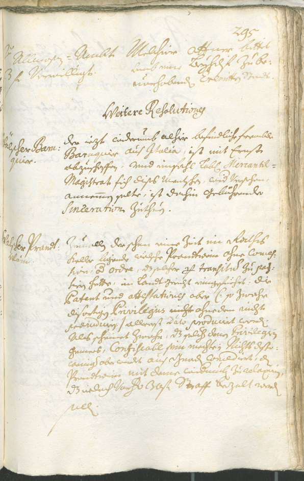 Civic Archives of Bozen-Bolzano - BOhisto Ratsprotokoll 1720/23 