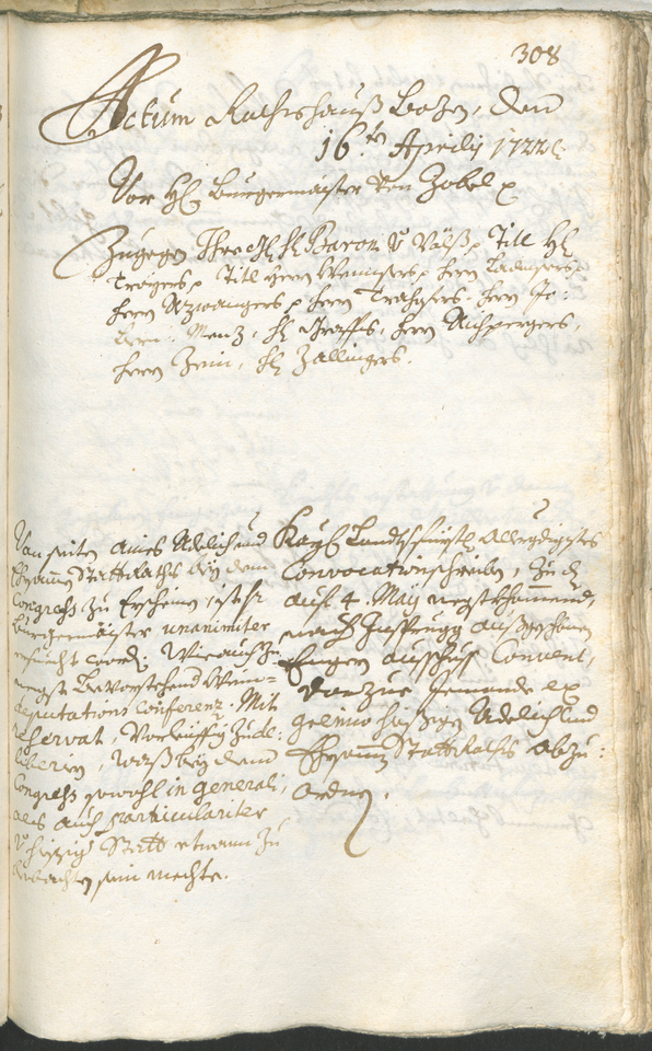 Archivio Storico della Città di Bolzano - BOhisto protocollo consiliare 1720/23 