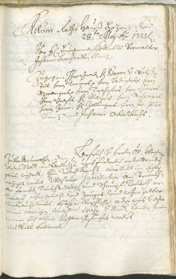 Civic Archives of Bozen-Bolzano - BOhisto Ratsprotokoll 1720/23 