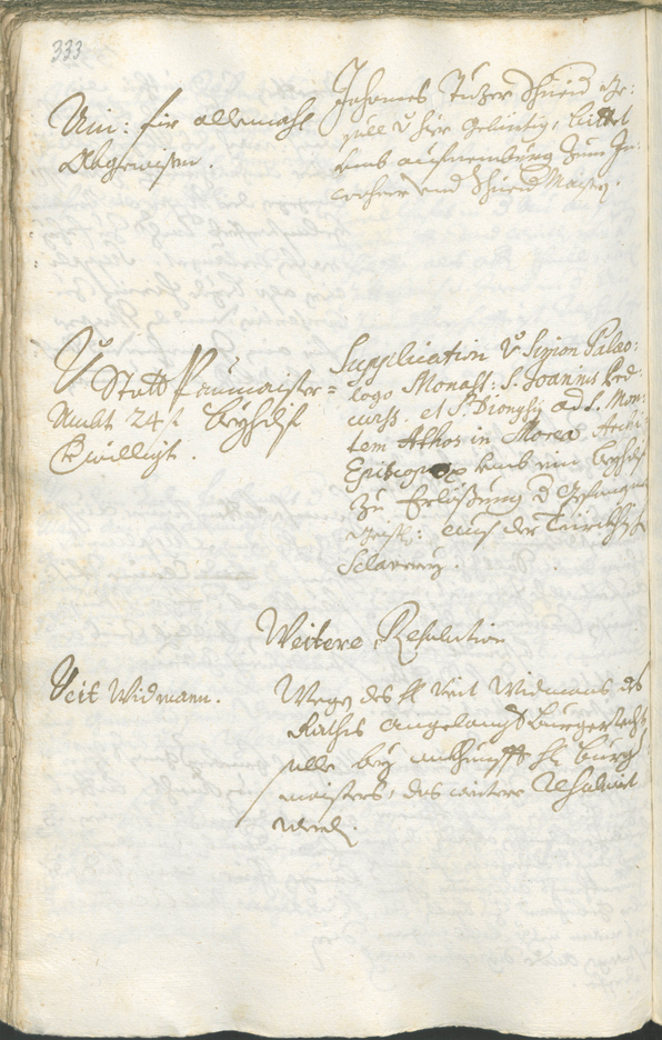 Civic Archives of Bozen-Bolzano - BOhisto Ratsprotokoll 1720/23 