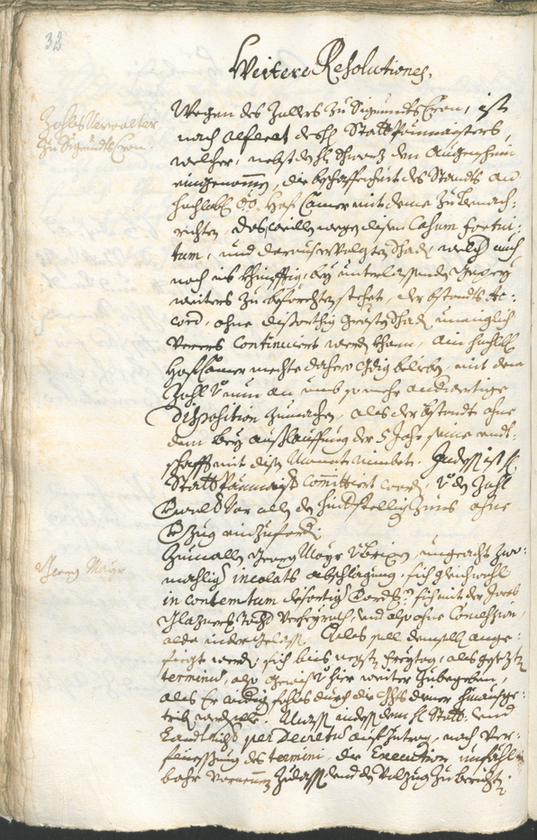 Archivio Storico della Città di Bolzano - BOhisto protocollo consiliare 1720/23 