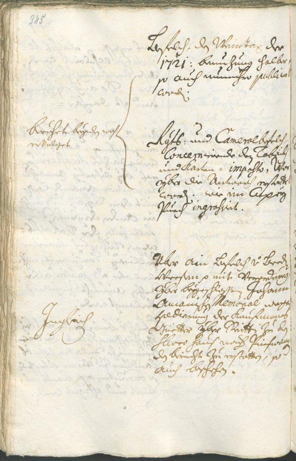 Civic Archives of Bozen-Bolzano - BOhisto Ratsprotokoll 1720/23 