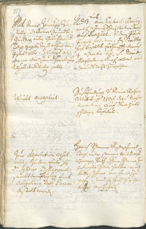 Civic Archives of Bozen-Bolzano - BOhisto Ratsprotokoll 1720/23 