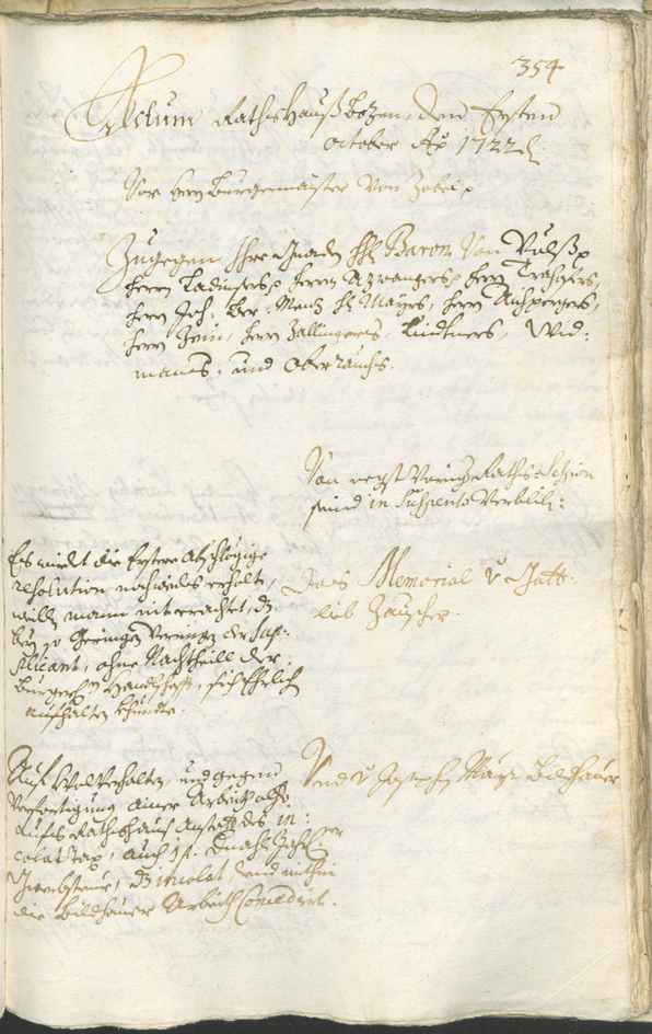 Civic Archives of Bozen-Bolzano - BOhisto Ratsprotokoll 1720/23 