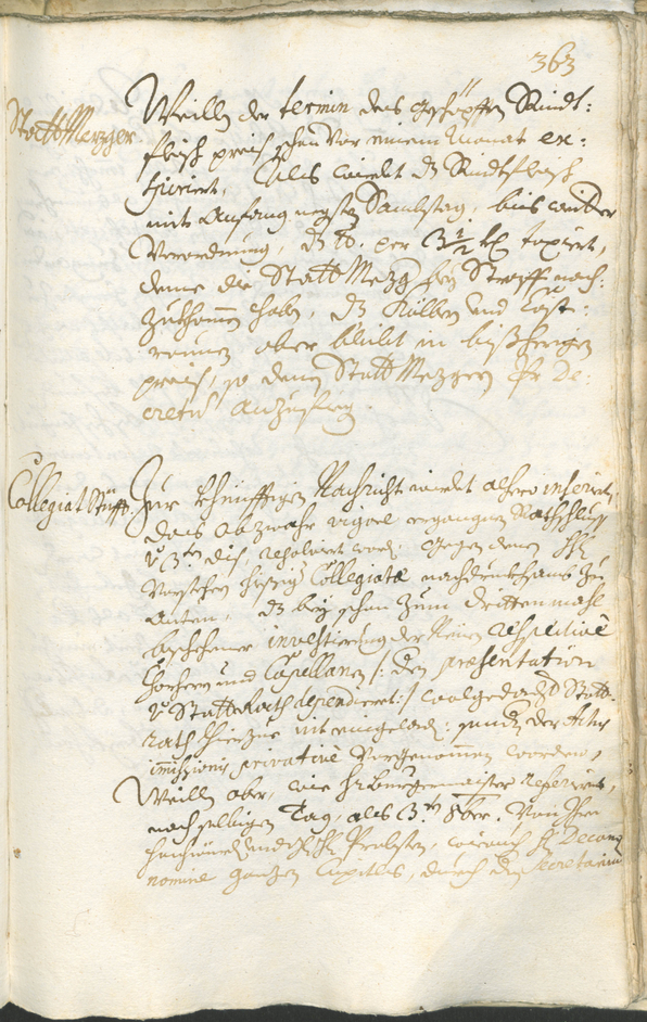 Civic Archives of Bozen-Bolzano - BOhisto Ratsprotokoll 1720/23 