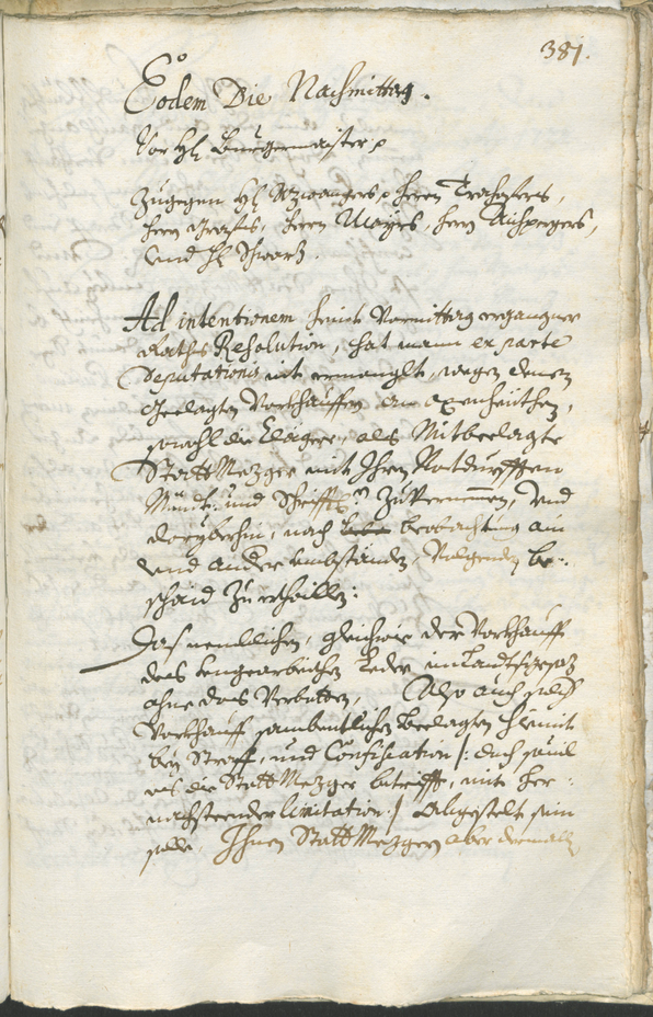 Archivio Storico della Città di Bolzano - BOhisto protocollo consiliare 1720/23 