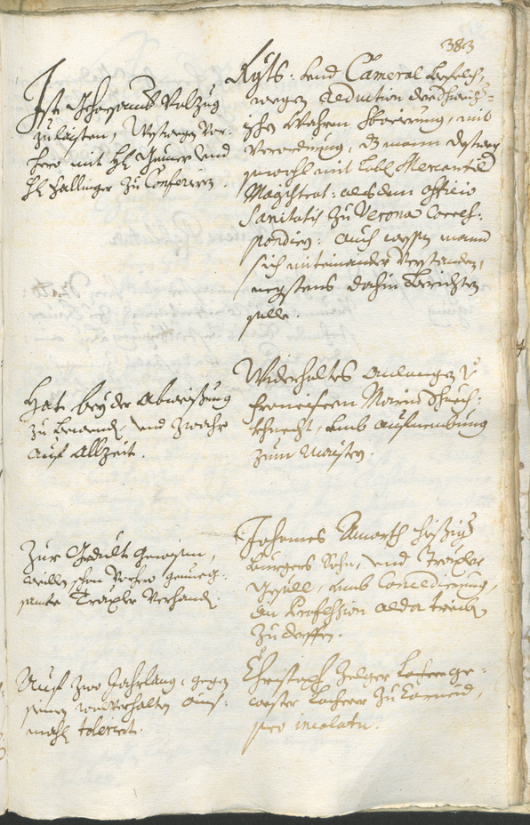 Civic Archives of Bozen-Bolzano - BOhisto Ratsprotokoll 1720/23 