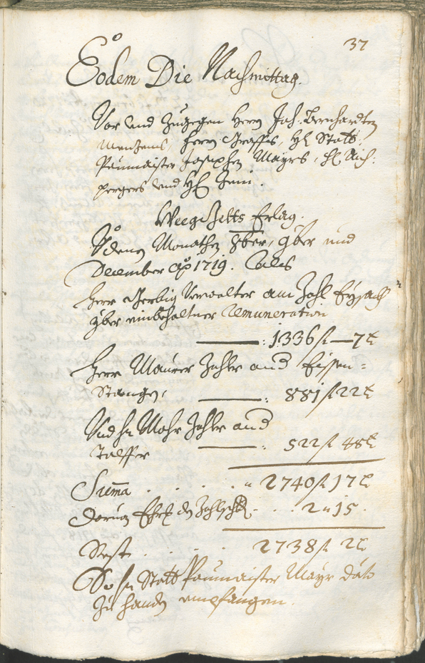 Civic Archives of Bozen-Bolzano - BOhisto Ratsprotokoll 1720/23 