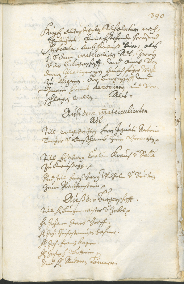 Archivio Storico della Città di Bolzano - BOhisto protocollo consiliare 1720/23 