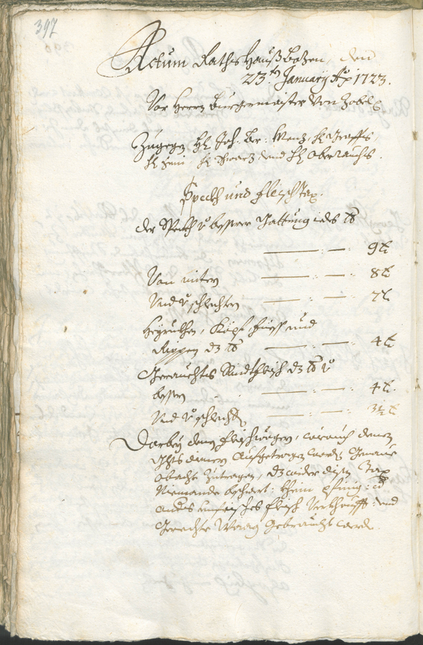 Archivio Storico della Città di Bolzano - BOhisto protocollo consiliare 1720/23 