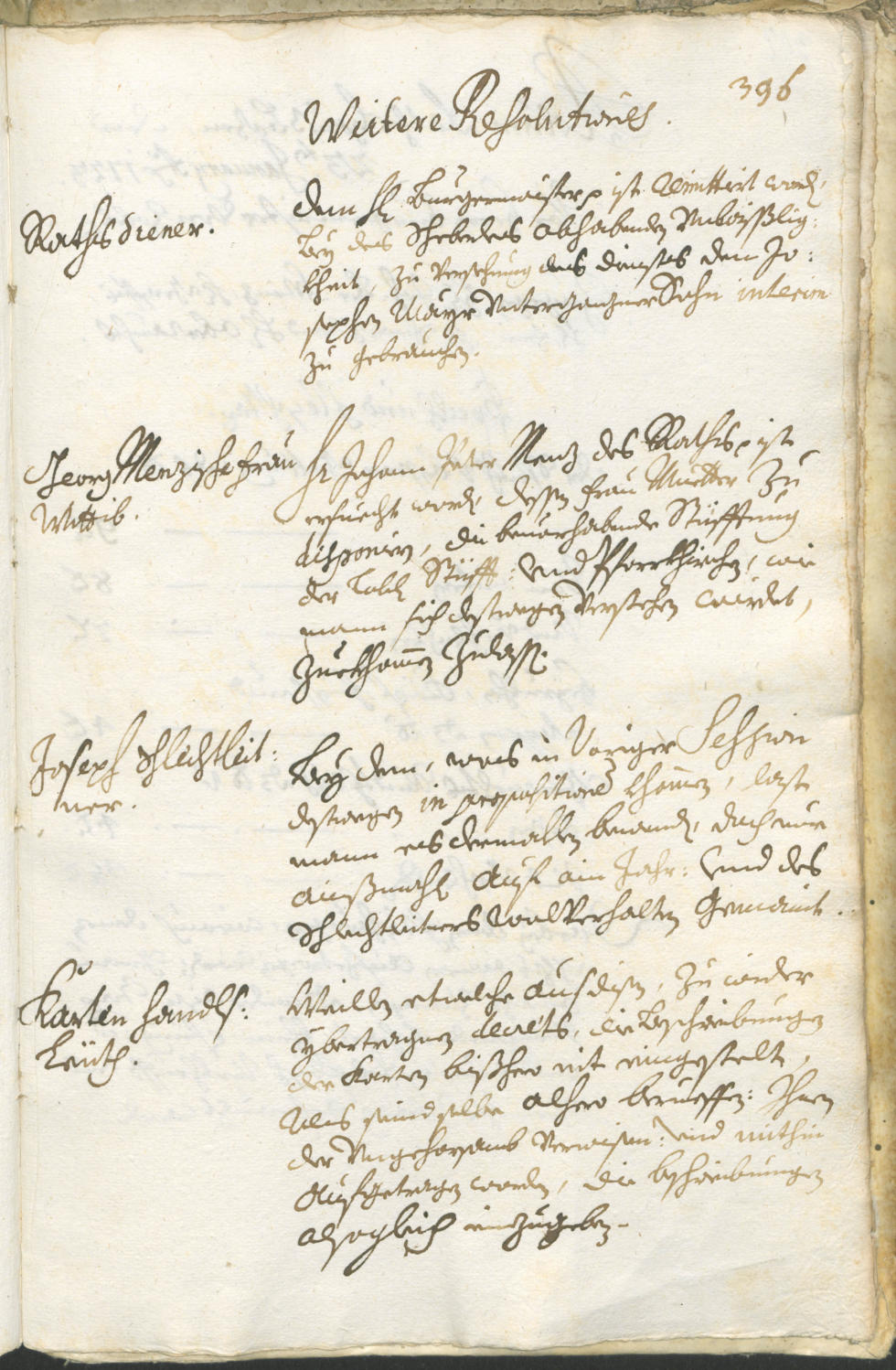 Civic Archives of Bozen-Bolzano - BOhisto Ratsprotokoll 1720/23 
