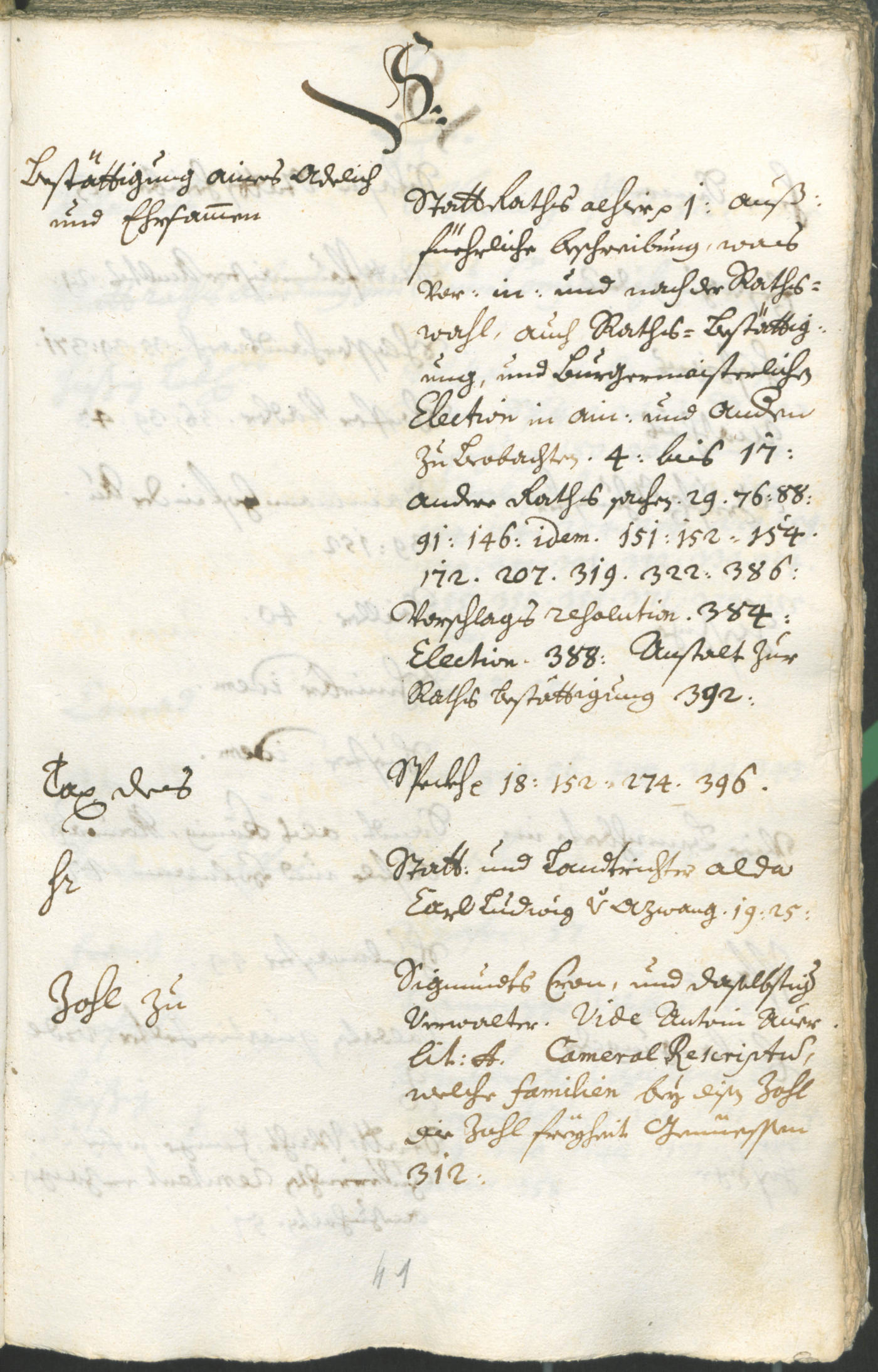 Stadtarchiv Bozen - BOhisto Ratsprotokoll 1720/23 