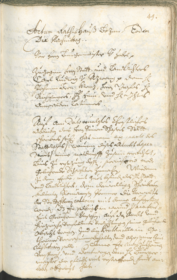 Archivio Storico della Città di Bolzano - BOhisto protocollo consiliare 1723/26 