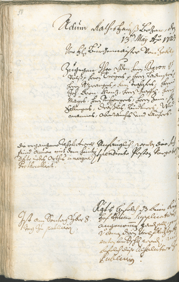 Archivio Storico della Città di Bolzano - BOhisto protocollo consiliare 1723/26 