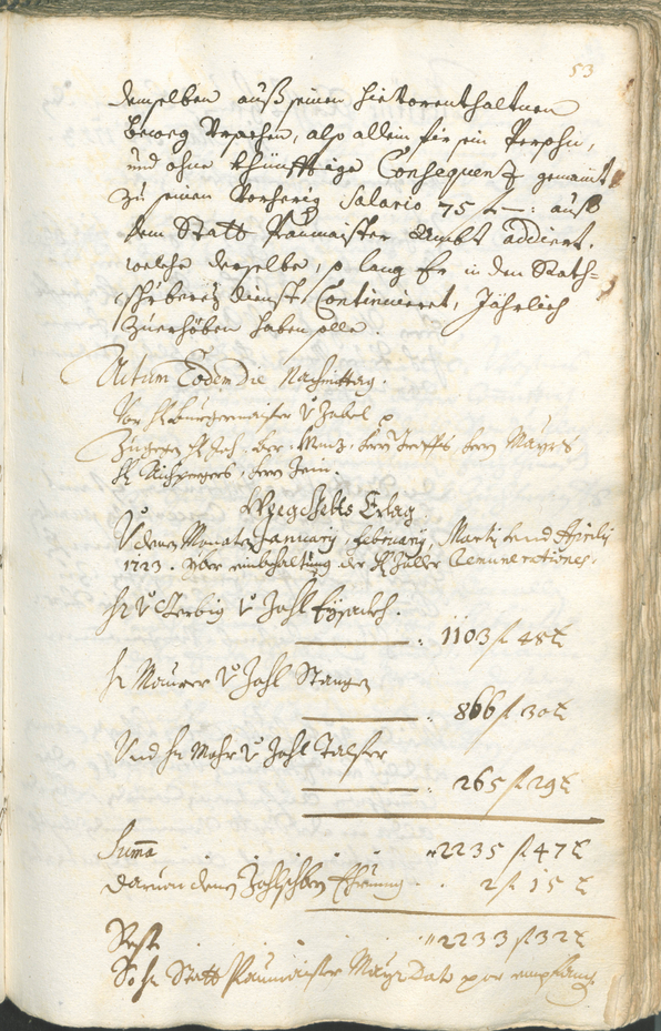 Civic Archives of Bozen-Bolzano - BOhisto Ratsprotokoll 1723/26 