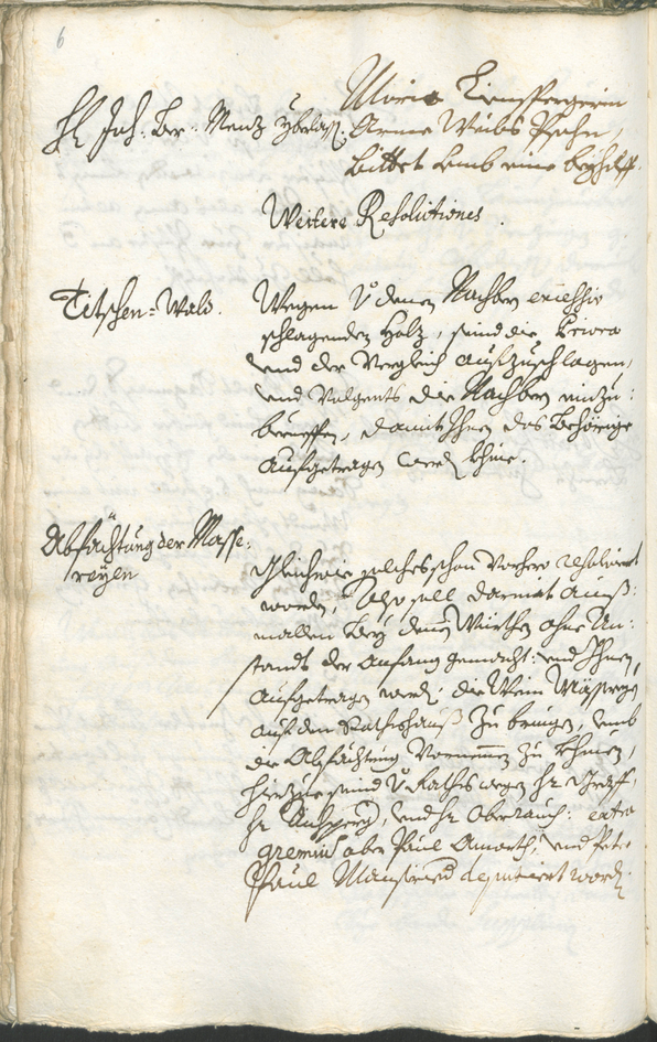 Civic Archives of Bozen-Bolzano - BOhisto Ratsprotokoll 1723/26 