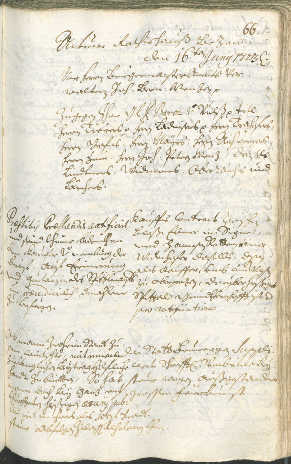 Civic Archives of Bozen-Bolzano - BOhisto Ratsprotokoll 1723/26 