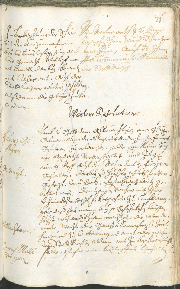 Civic Archives of Bozen-Bolzano - BOhisto Ratsprotokoll 1723/26 