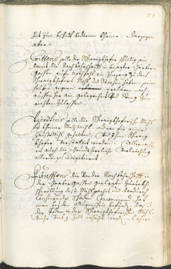 Stadtarchiv Bozen - BOhisto Ratsprotokoll 1723/26 