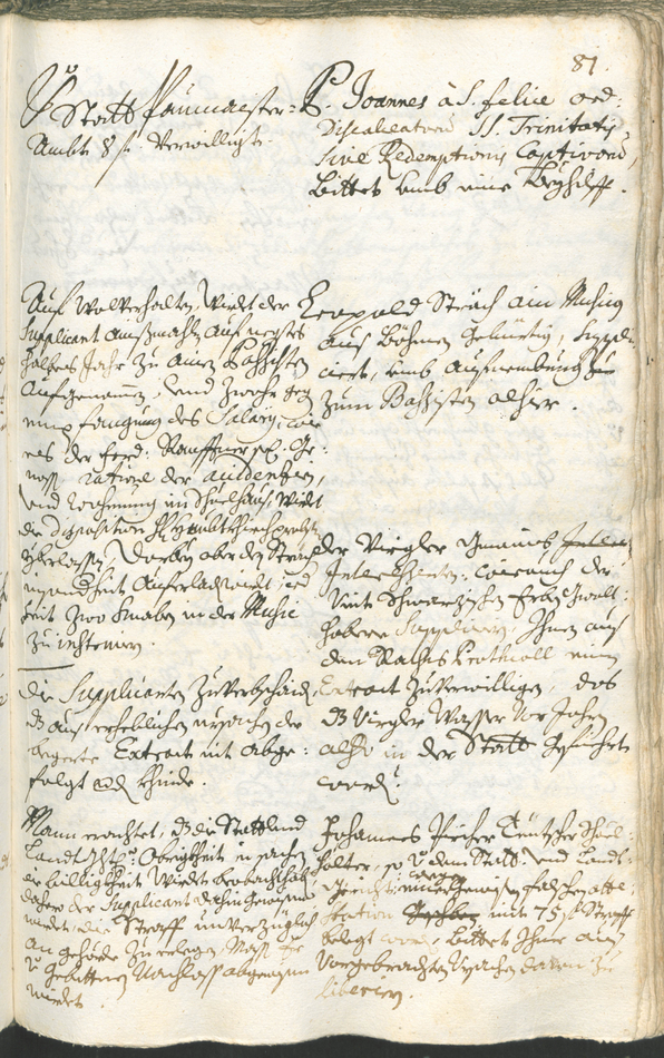 Civic Archives of Bozen-Bolzano - BOhisto Ratsprotokoll 1723/26 