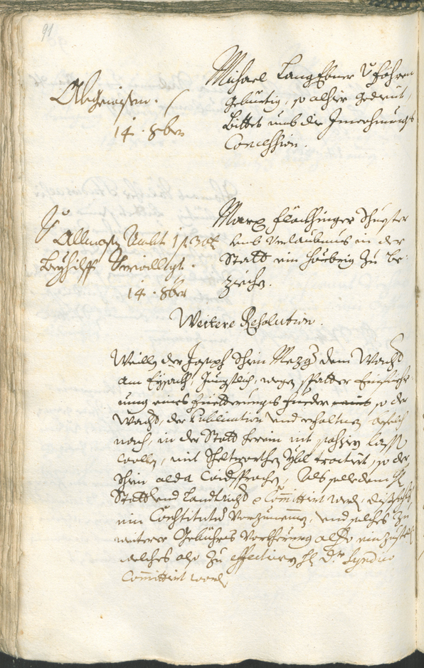 Civic Archives of Bozen-Bolzano - BOhisto Ratsprotokoll 1723/26 