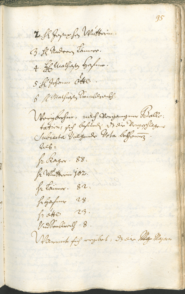 Stadtarchiv Bozen - BOhisto Ratsprotokoll 1723/26 