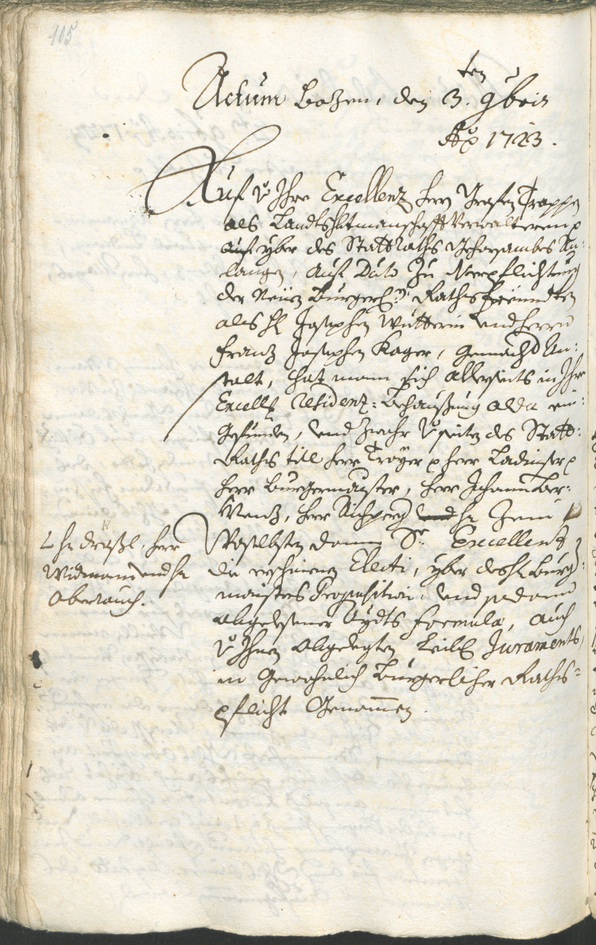 Archivio Storico della Città di Bolzano - BOhisto protocollo consiliare 1723/26 