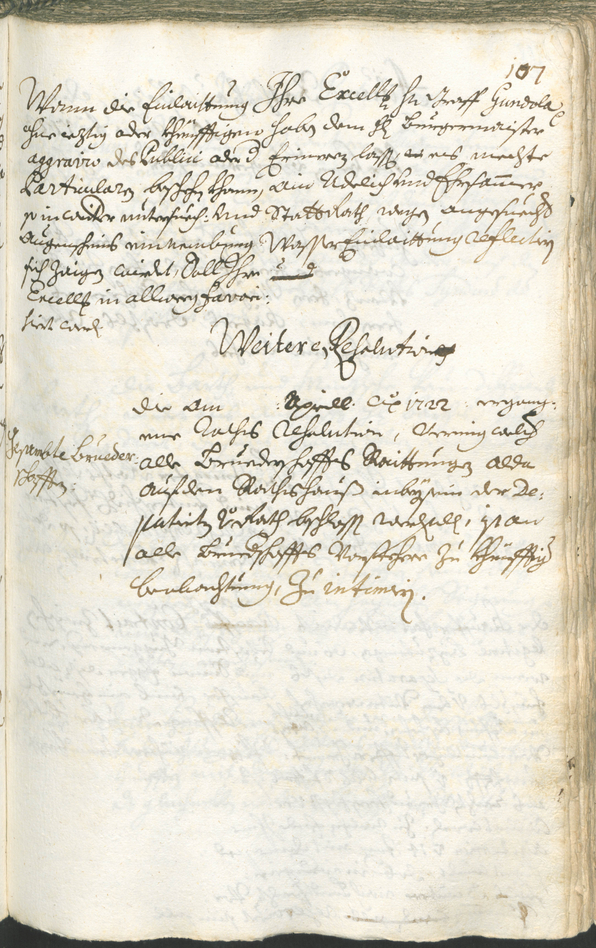 Stadtarchiv Bozen - BOhisto Ratsprotokoll 1723/26 