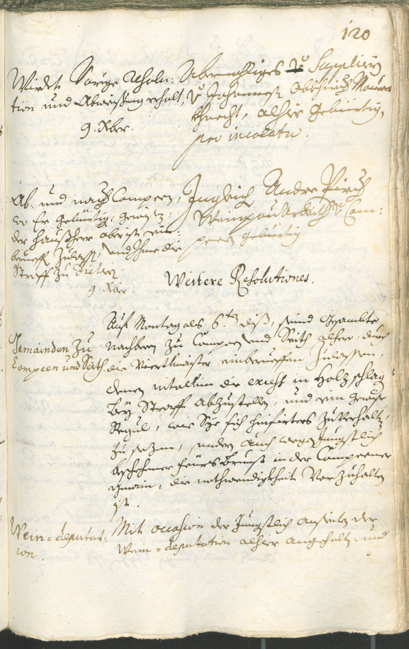 Stadtarchiv Bozen - BOhisto Ratsprotokoll 1723/26 