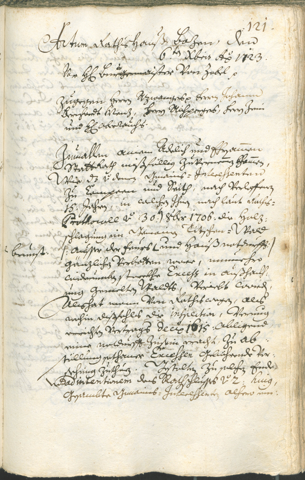 Archivio Storico della Città di Bolzano - BOhisto protocollo consiliare 1723/26 