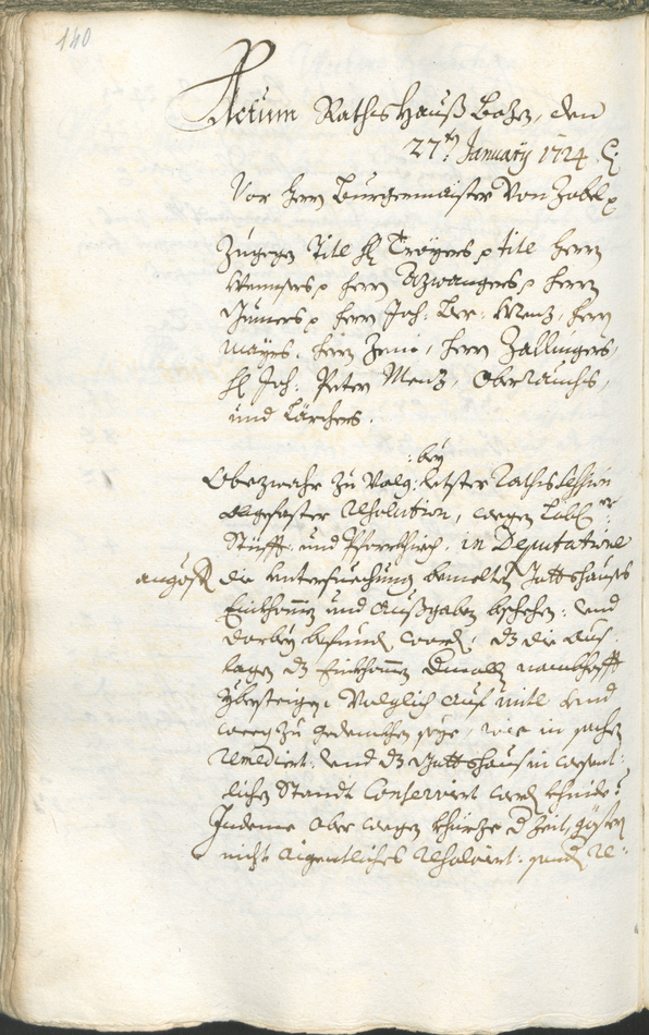 Archivio Storico della Città di Bolzano - BOhisto protocollo consiliare 1723/26 