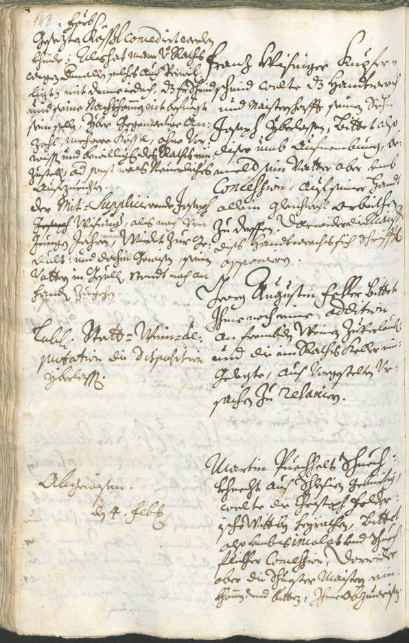 Archivio Storico della Città di Bolzano - BOhisto protocollo consiliare 1723/26 