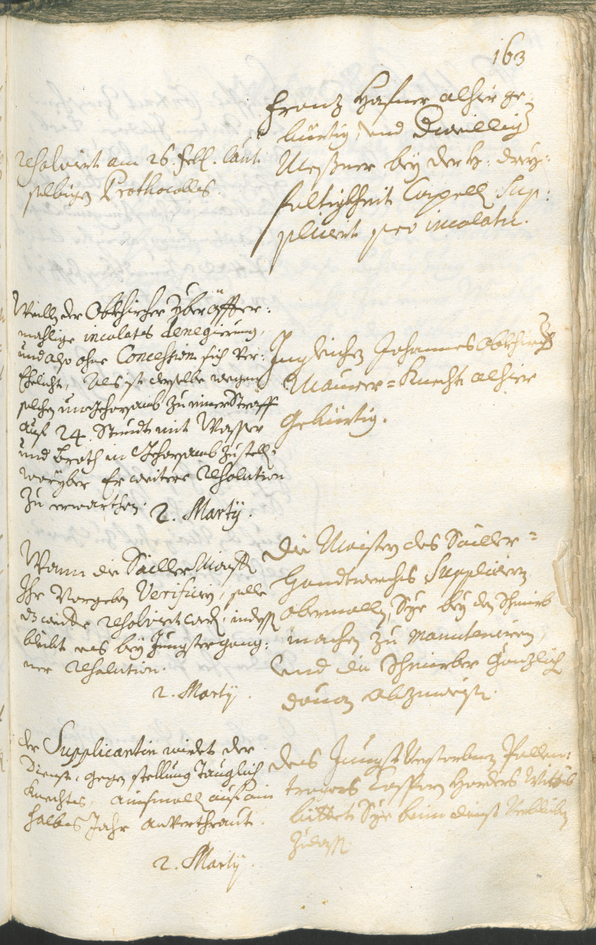 Archivio Storico della Città di Bolzano - BOhisto protocollo consiliare 1723/26 