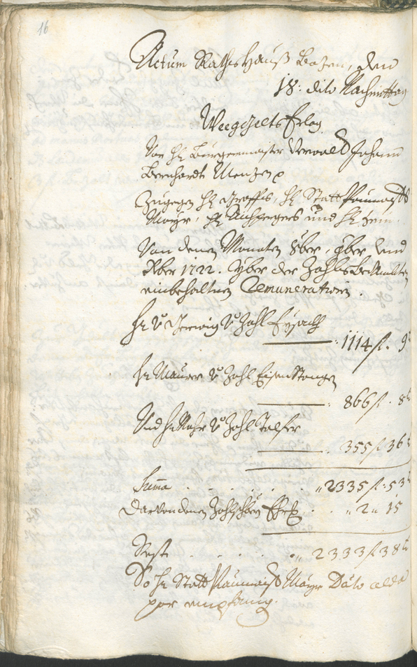 Civic Archives of Bozen-Bolzano - BOhisto Ratsprotokoll 1723/26 