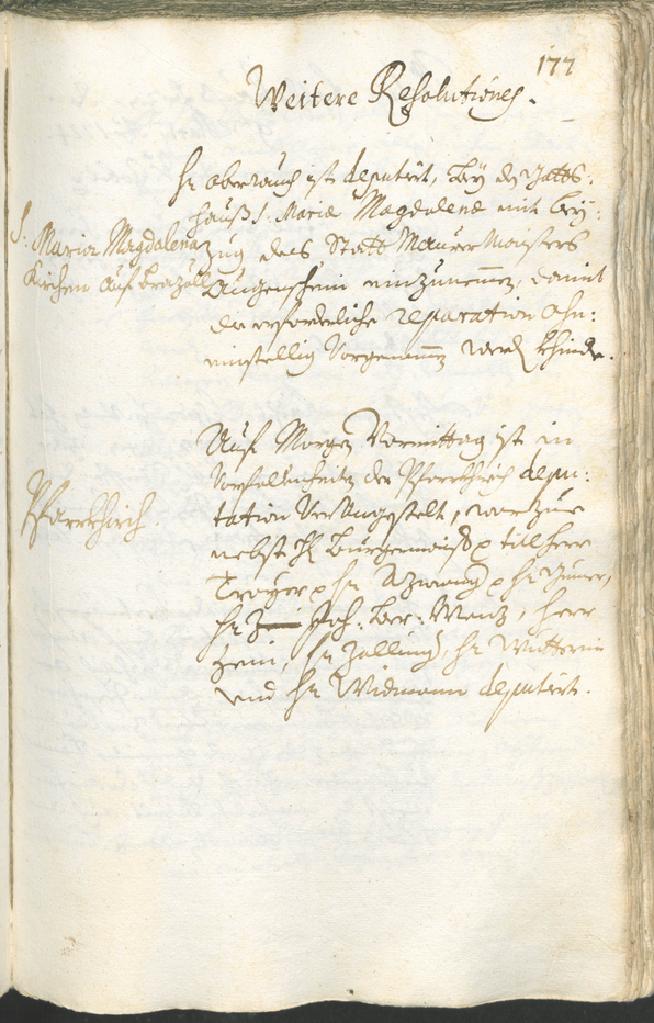 Stadtarchiv Bozen - BOhisto Ratsprotokoll 1723/26 