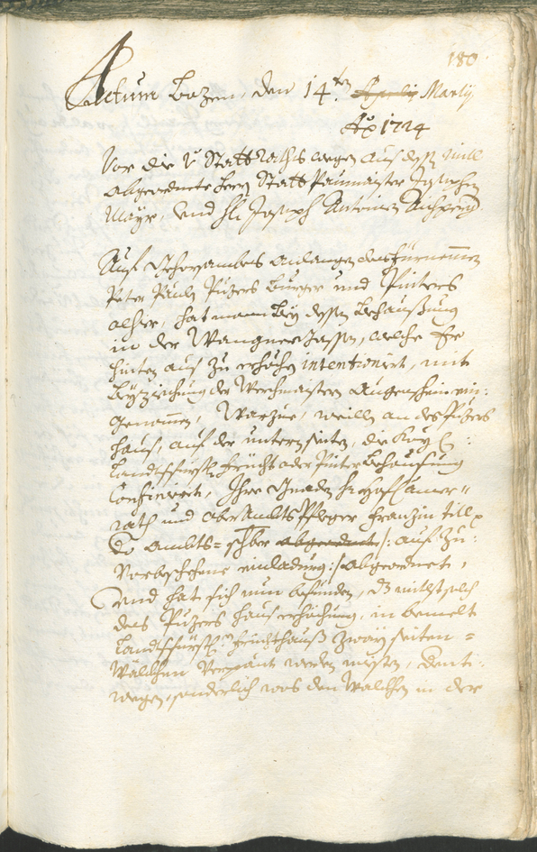 Civic Archives of Bozen-Bolzano - BOhisto Ratsprotokoll 1723/26 