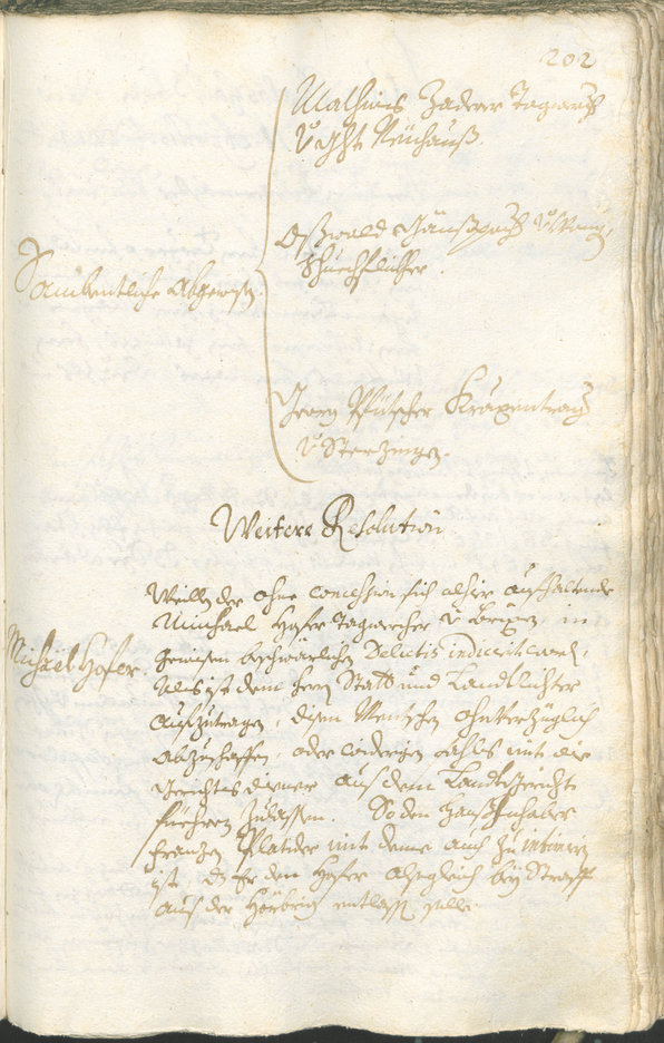 Archivio Storico della Città di Bolzano - BOhisto protocollo consiliare 1723/26 