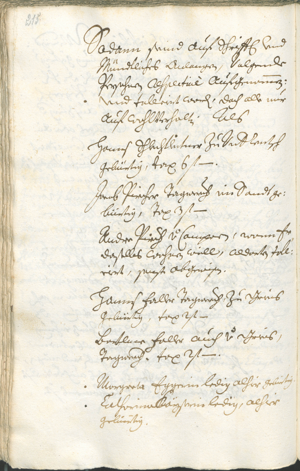 Stadtarchiv Bozen - BOhisto Ratsprotokoll 1723/26 