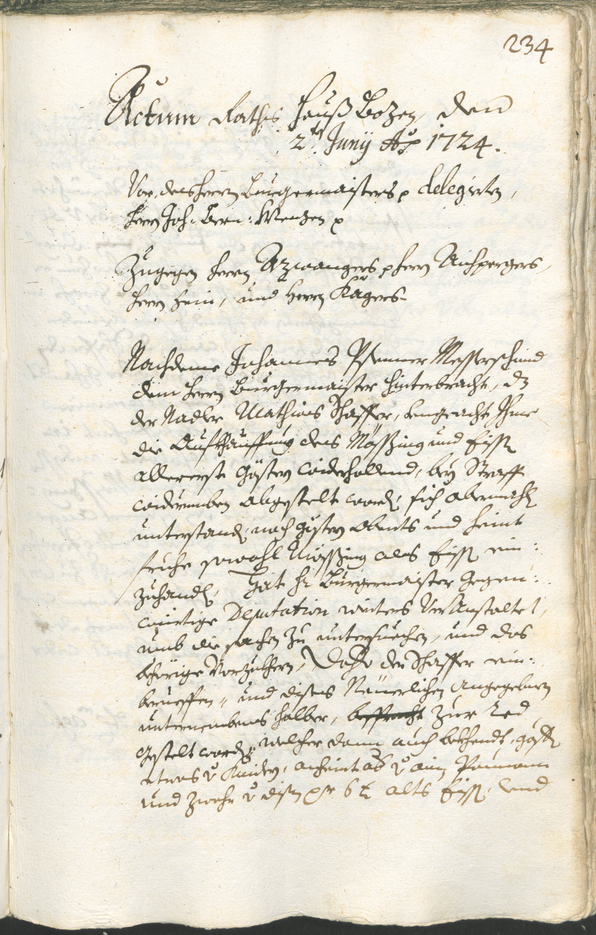 Civic Archives of Bozen-Bolzano - BOhisto Ratsprotokoll 1723/26 