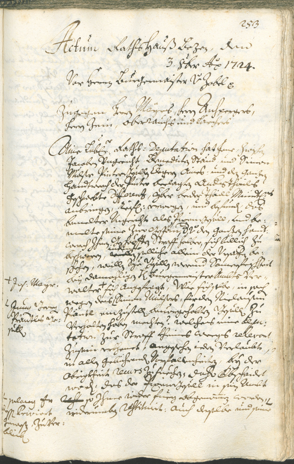 Archivio Storico della Città di Bolzano - BOhisto protocollo consiliare 1723/26 